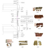 Diagramma schematico della struttura dell'elettrodo per saldatura a punti.