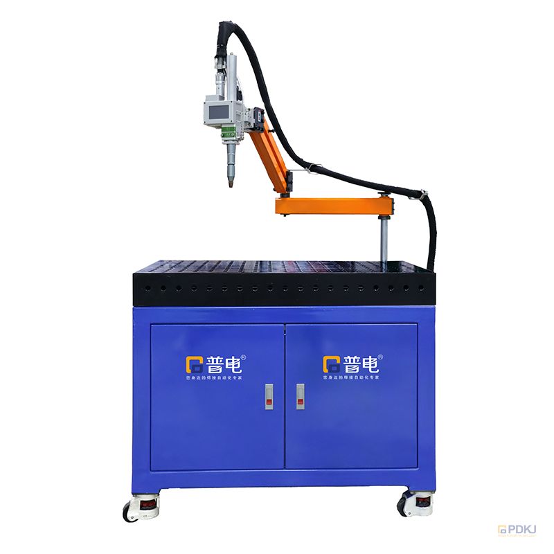 Saldatrice a punti laser senza soluzione di continuità stile piattaforma