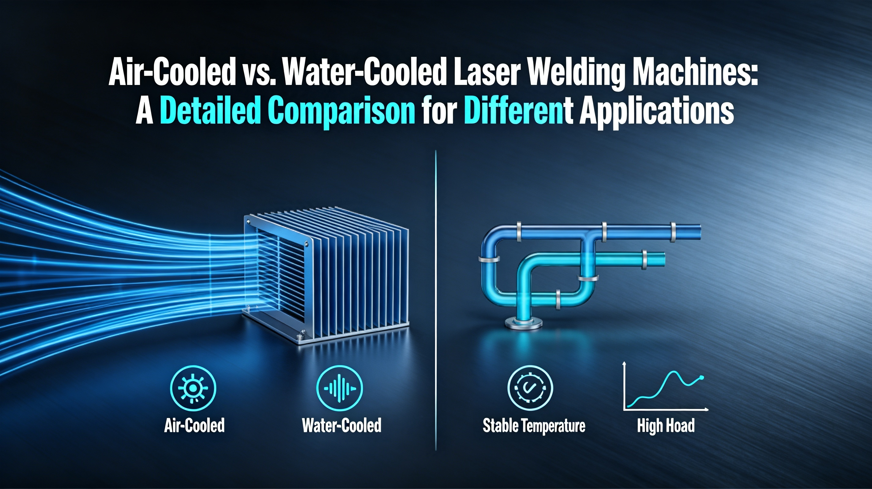 Raffreddato ad aria vs. Saldatrici laser raffreddate ad acqua: un confronto dettagliato per diverse applicazioni