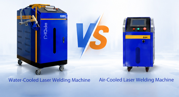 Saldatrice laser raffreddata ad aria o ad acqua