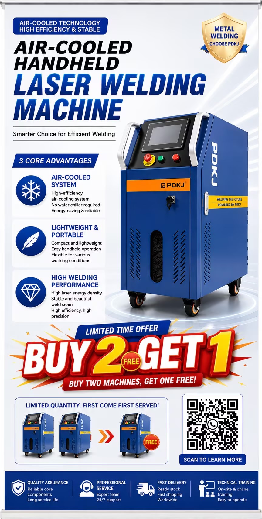Saldatrice laser portatile